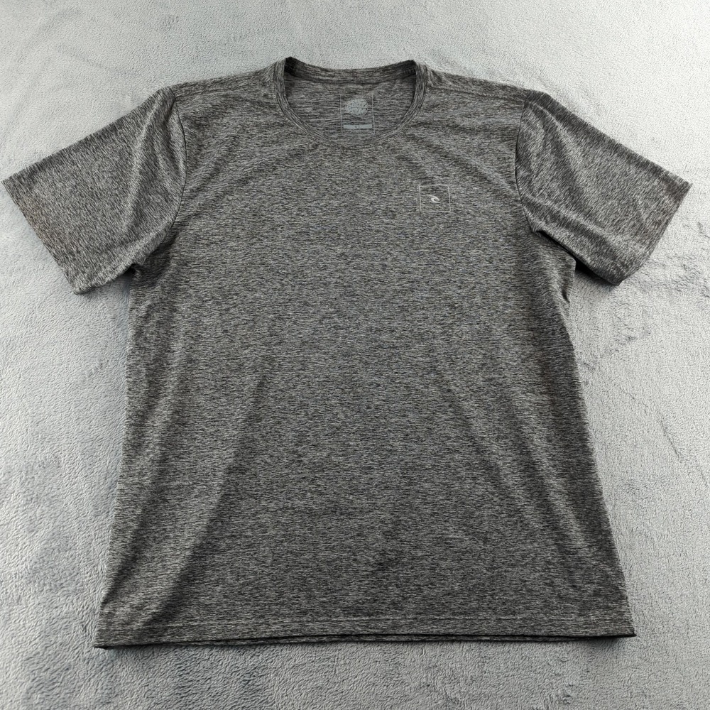 Rip Curl Shirt Mens Extra Large Gray Heather Regular Fit Athletic Surf Crewneck
